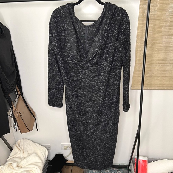 Sanctuary Maxwell Hooded Long Grey Cardigan Sweater - Picture 4 of 12